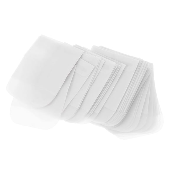LOLIPPYY 60Pcs Clear Transparent Jewelry Pouch Bags for Organizing Small Items and Craft Projects