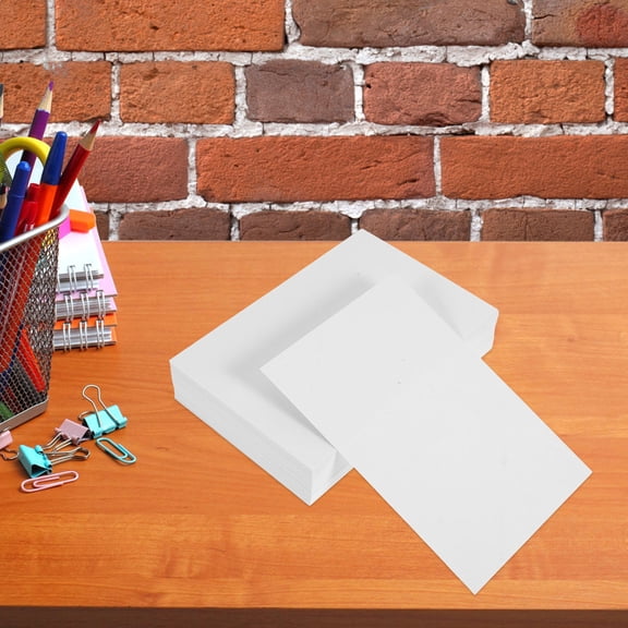 LOLIPPYY 60Pcs Portable Double Sided Blank Cards White Card Stock for Card Making and Writing