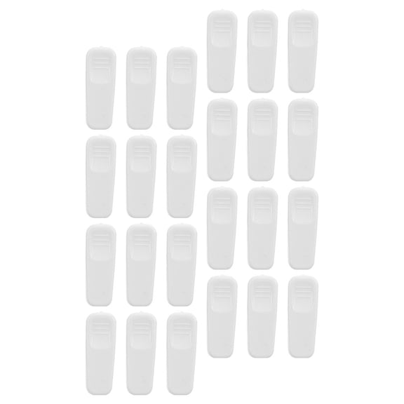 LOLIPPYY 60Pcs Small White Earphones Holder Cable Sticky Clips Universal Fit for 2Mm Earphone Cable