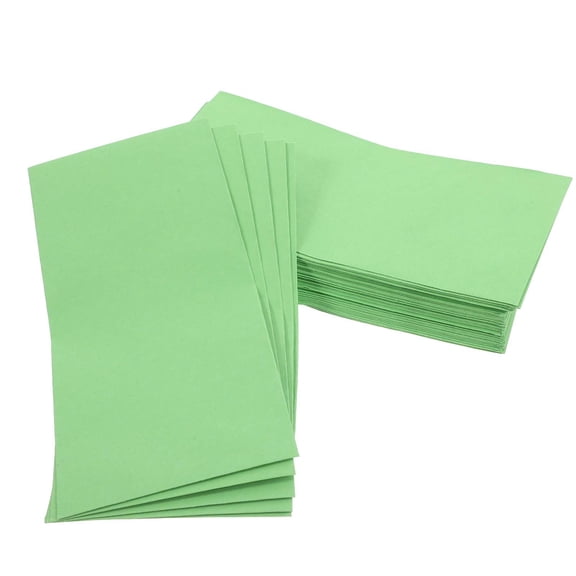 LOLIPPYY 60pcs Card Holder Envelopes Self Seal Paper Green Simple Design Adults