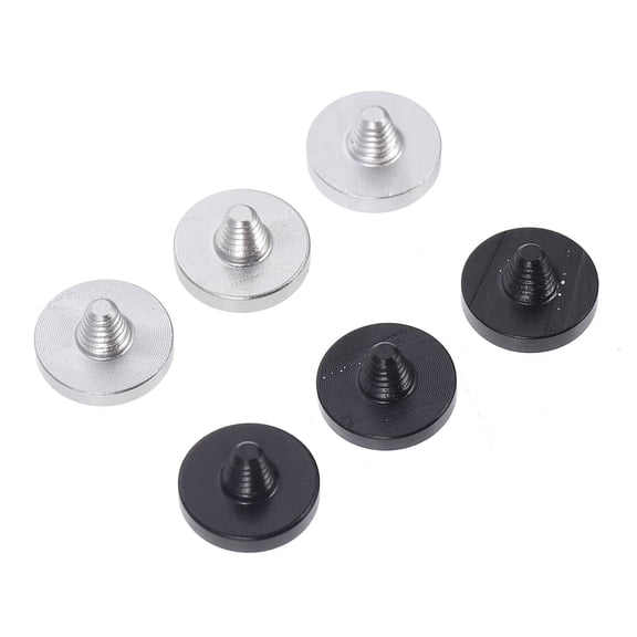 LOLIPPYY 6PCS Flat Shutter Button in Aluminum Alloy for Camera Control in Photography