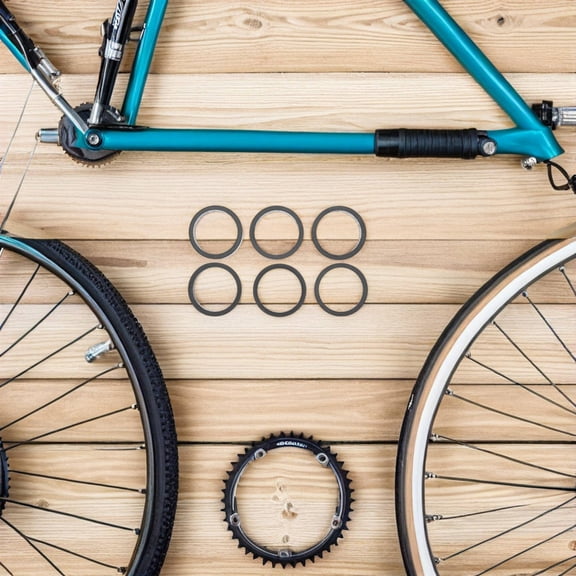LOLIPPYY Bike Headset Spacers, Carbon Fiber, for Handlebar Stem, Easy Install, 6Pcs