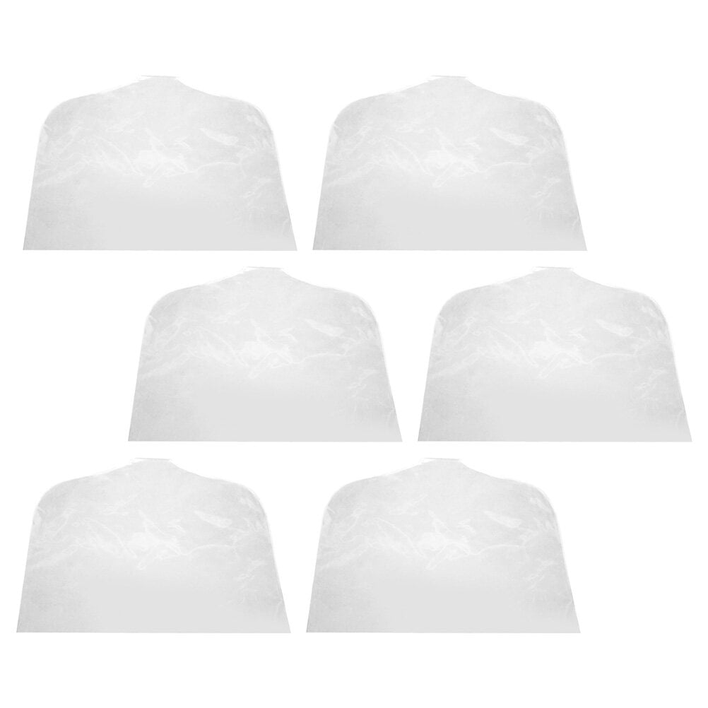 LOLIPPYY 6-Pack Transparent PVC Hanging Garment Bags with Traditional ...