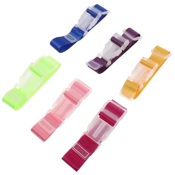 LOLIPPYY 6Pcs Adjustable Luggage Straps with Buckle Versatile Backpack Belt for Travel Storage Use