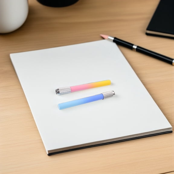 LOLIPPYY 6- Pencil Extenders with Lightweight Plastic Body for Drawing, Sketching, and Writing Tools