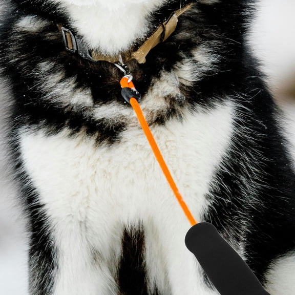 LOLIPPYY 6Pcs Black Sponge Sleeves for Pet Leash Handles Providing Comfort and Extended Use