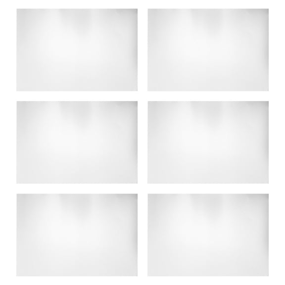 LOLIPPYY 6-Pack Blank Aluminum Sheets for Engraving, High Precision Anodized Metal Sign Plates, and Lightweight