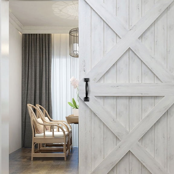 LOLIPPYY Set of 6 Black Bow-shaped Iron Cabinet Pull Handles for Home Decoration and Furniture