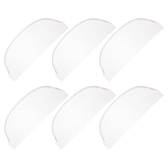 LOLIPPYY Set of 6 Breathable Transparent Lace Wig Caps with Stretchy Fit for Comfortable Hair Styling