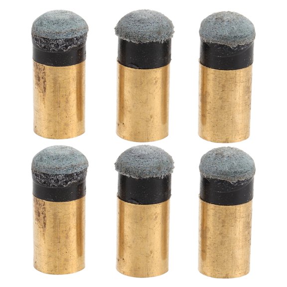 LOLIPPYY 6Pcs Cue Tip Replacement Kit for Pool Cues with Accurate Performance and Easy Installation