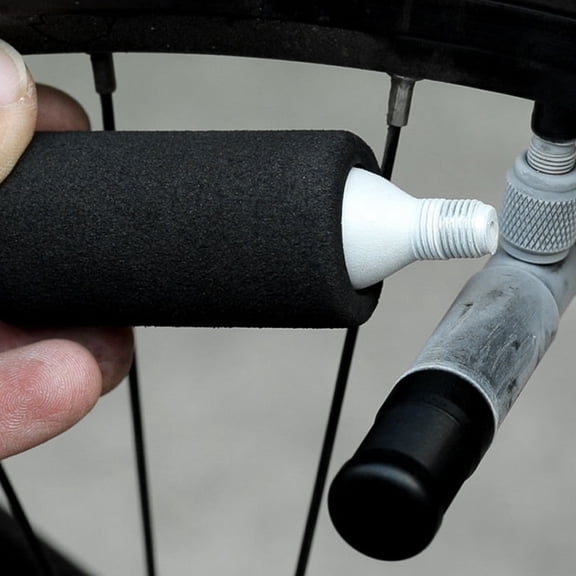 LOLIPPYY 6Pcs Cycle Pump Cover Black Sponge Windproof Accessories for Cyclists