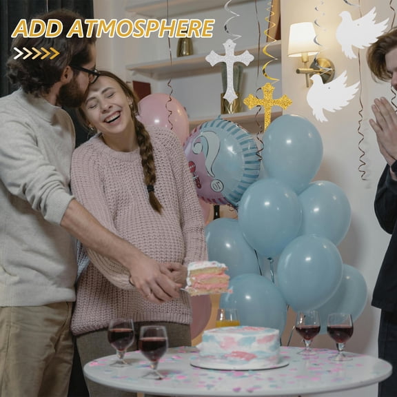 LOLIPPYY 6Pcs Decorative Hanging Spirals Party Ceiling and Door Frame Decor for Wedding Birthday