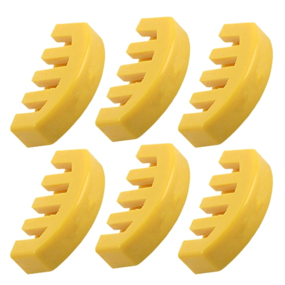 LOLIPPYY 6-Pack Rubber Violin Practice Mutes, Easy to Install Replacement Parts for Violin Players