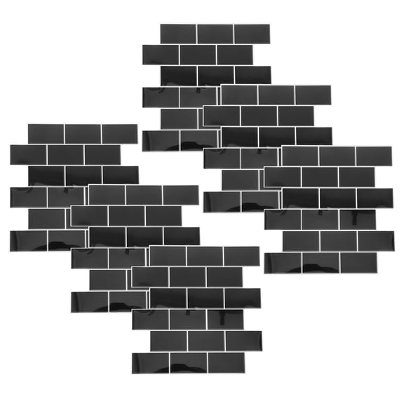 LOLIPPYY 6Pcs Faux Stone Peel and Stick Backsplash Tiles Waterproof Self Adhesive Panels