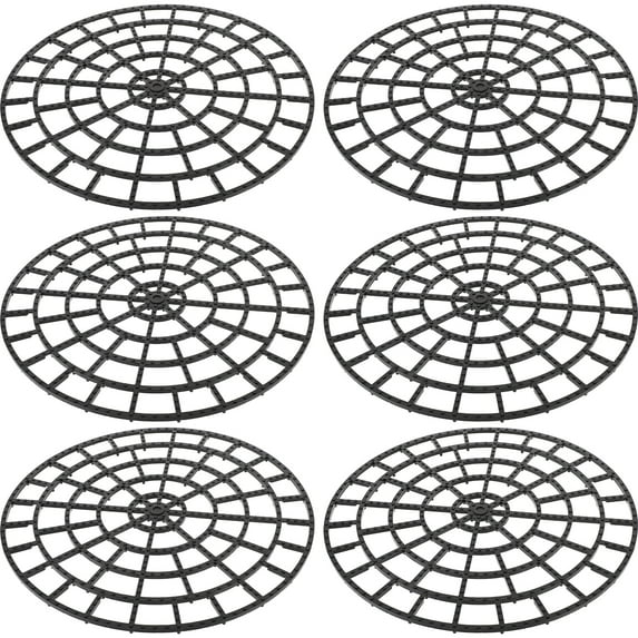 LOLIPPYY 6Pcs Flowerpot Bottom Mat Plastic Reusable Riser for Pots Outdoor Plant Elevator for Pots