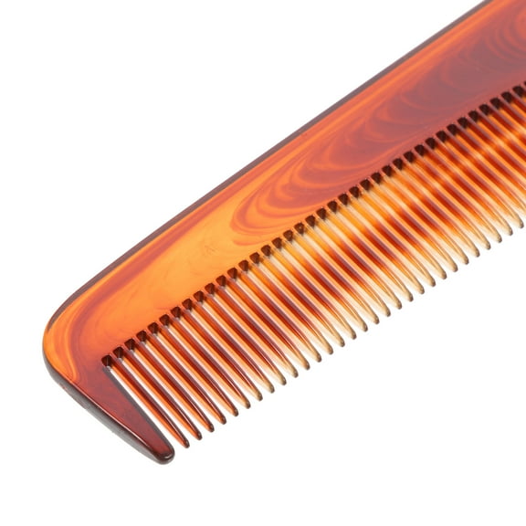 LOLIPPYY 6Pcs Hair Styling Comb Wide Tooth Durable Hairdressing Comb with Comfortable Grip Light Brown