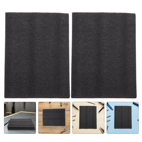 LOLIPPYY 6Pcs High Resilience Black Polyethylene Foam Board for Shipping Padding and Craft Projects