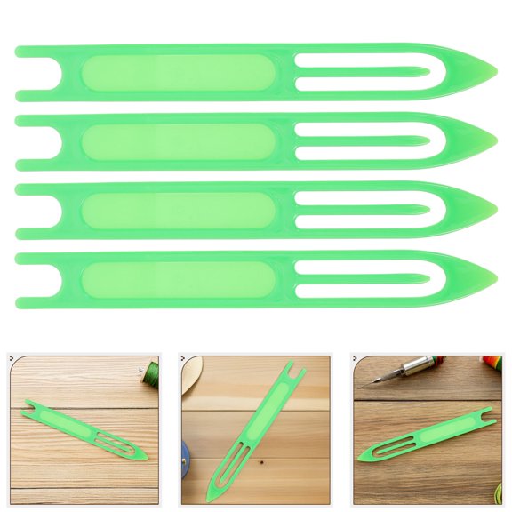 LOLIPPYY 6Pcs Large Plastic Weaving Needles Heavy Duty Carpet Needle for Mesh and Net Repairs