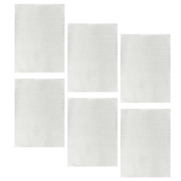 LOLIPPYY 6Pcs Light Grey Stainless Steel Repair Mesh Sheet for Durable Vehicle Bumper Fix