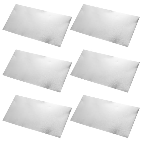 LOLIPPYY 6Pcs Lightweight Aluminum Sheet Metal for DIY Repair Work and Model Making Projects