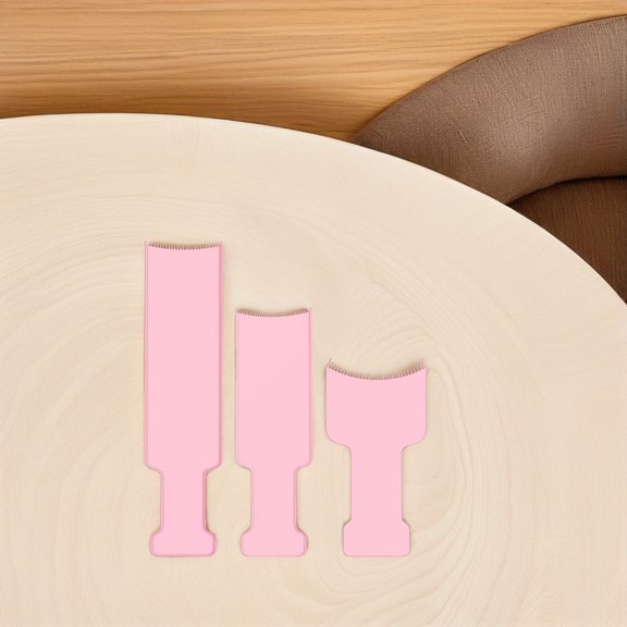 LOLIPPYY 6Pcs Lightweight Hair Coloring Boards Pink for Convenient Hairdressing Application