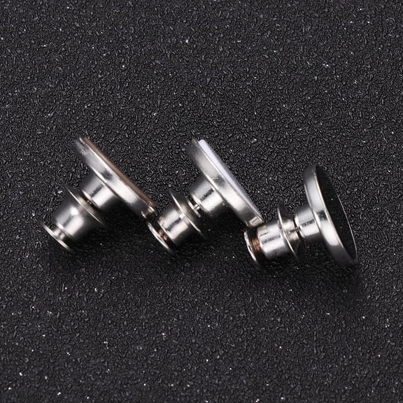 LOLIPPYY 6-Pack Metal Jean Buttons with Thick Base and Reinforced Rivets for Easy Application on Jeans, Shorts, Jackets