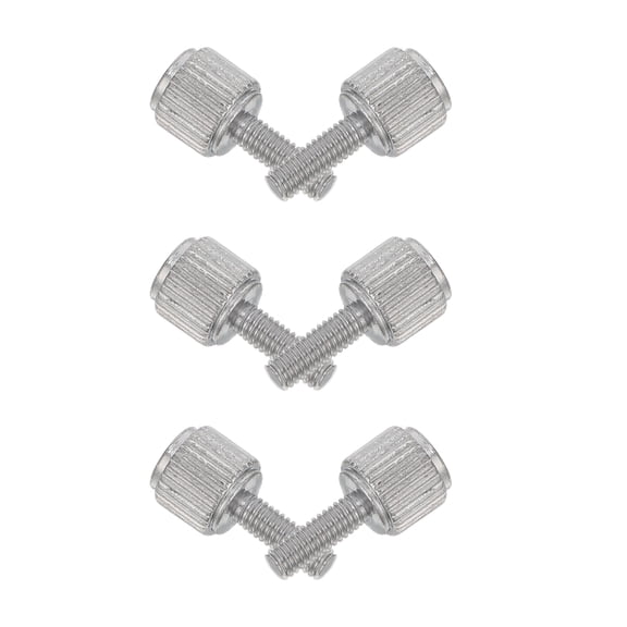 LOLIPPYY 6Pcs Metal Knurled Thumb Screws Caliper Locking Screws Replacement for Measuring Tools