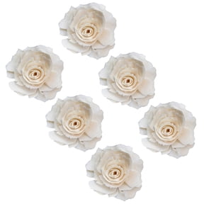 LOLIPPYY 6pcs Scent Diffuser Natural Straw Paper Flower Shape Home Decoration Gifts for Friends