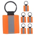 thumbnail image 1 of LOLIPPYY 6-Pack Orange Reflective Keychain Bag Charms with Quick Installation Reflective Accessories, 1 of 8