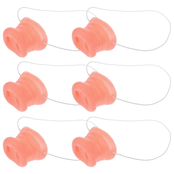 LOLIPPYY 6Pcs Pink Fake Nose Accessories for Costume Balls