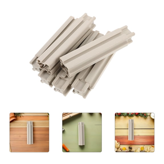 LOLIPPYY 6Pcs Plastic Garden Bed Support Posts with Tool Free Installation for DIY Elevated Planter Box