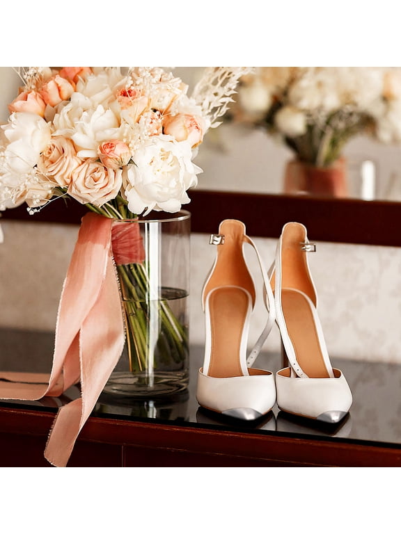 6-Pack Pointed Shoe Tip Caps in Mixed Colors for High Heel and Stylish Decoration