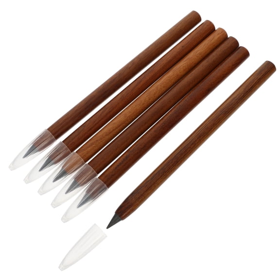 LOLIPPYY 6Pcs Portable Sturdy Pencil Rosewood Sketching Pencils For Artists And Beginners