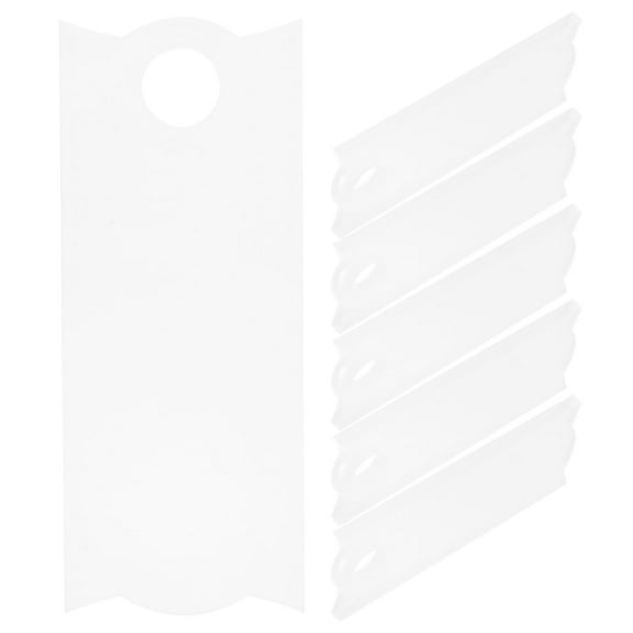 LOLIPPYY 6Pcs Printable Sublimation Acrylic Sheets Blanks for Bottle Cap Decoration Clear Acrylic