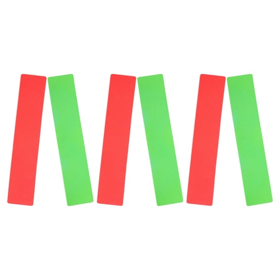 LOLIPPYY 6Pcs Quick Install Court Line Markers with Vibrant Colors for Football Soccer Training