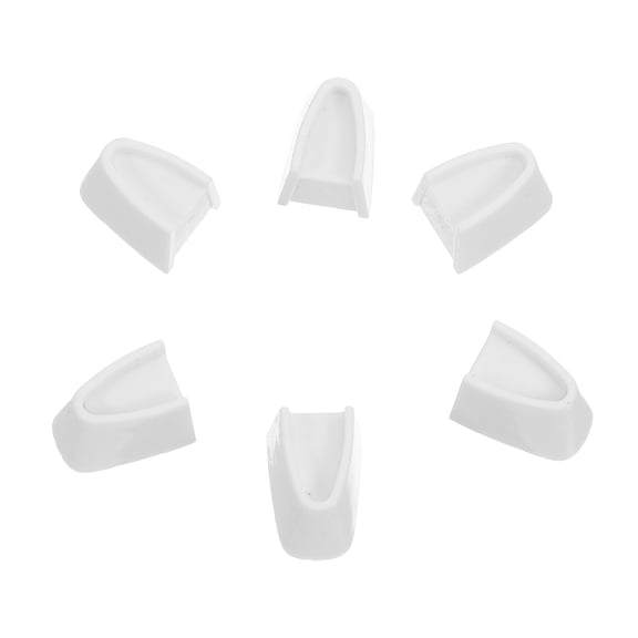 LOLIPPYY 6-Pack White Sliding Dimmer Knobs Replacement for Wall Lights Compatible with Standard Fixtures