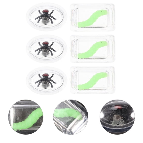 LOLIPPYY 6Pcs Reusable Fake Ice in Assorted Color for Friends Prank Tricks and Horror Parties