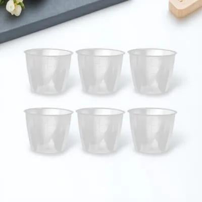 LOLIPPYY PP Rice Measuring Cups Assorted Color Precise Scale for Kitchen 6Pcs