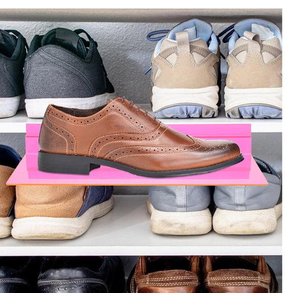 LOLIPPYY Elegant Floating Shoe Display Stand for Sneakers and Heels 6Pcs