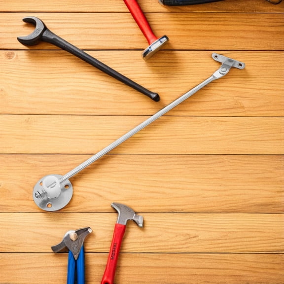 LOLIPPYY 6Pcs Silver Metal Cabinet Door Support Rod Heavy Duty Drop Down Hinges with Quiet Soft Close for Cupboards