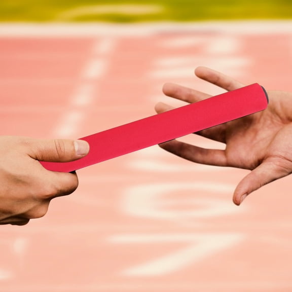 LOLIPPYY 6Pcs Soft Grip Sponge Relay for Running Relay Sticks Used in School and Field Race Events