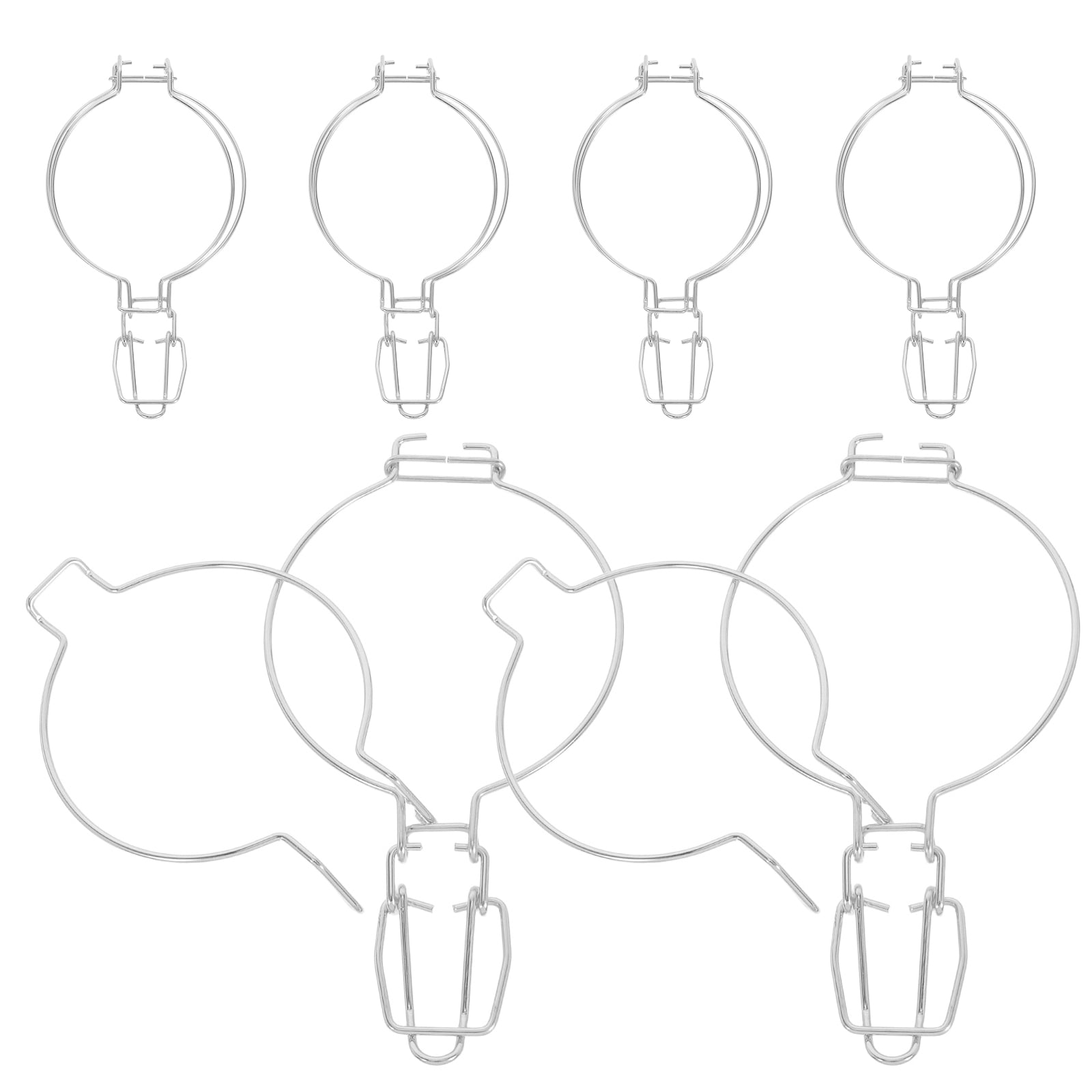 LOLIPPYY 6Pcs Stainless Steel Jar Lock Buckles with Spring Clasp for ...