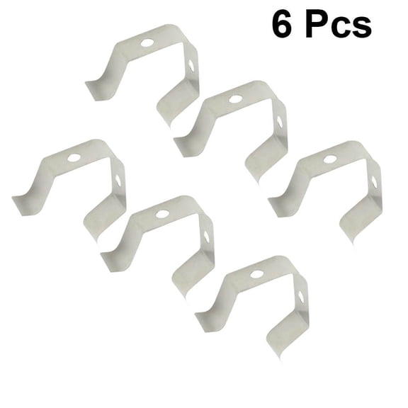 LOLIPPYY 6Pcs Stainless Steel Meat Grill Thermometer Probe Clip Holder for Bbq Smoker Oven Temperature Monitoring