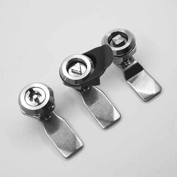 LOLIPPYY 6Pcs Train Trash Bin Cover Trash Can Lock Covers Plastic Black for Power Cabinets