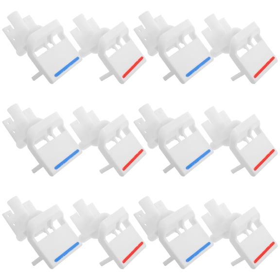 LOLIPPYY 6-Pack Plastic Water Dispenser Faucet Spout Replacement with Hot & Cold Push Valve for Cooler