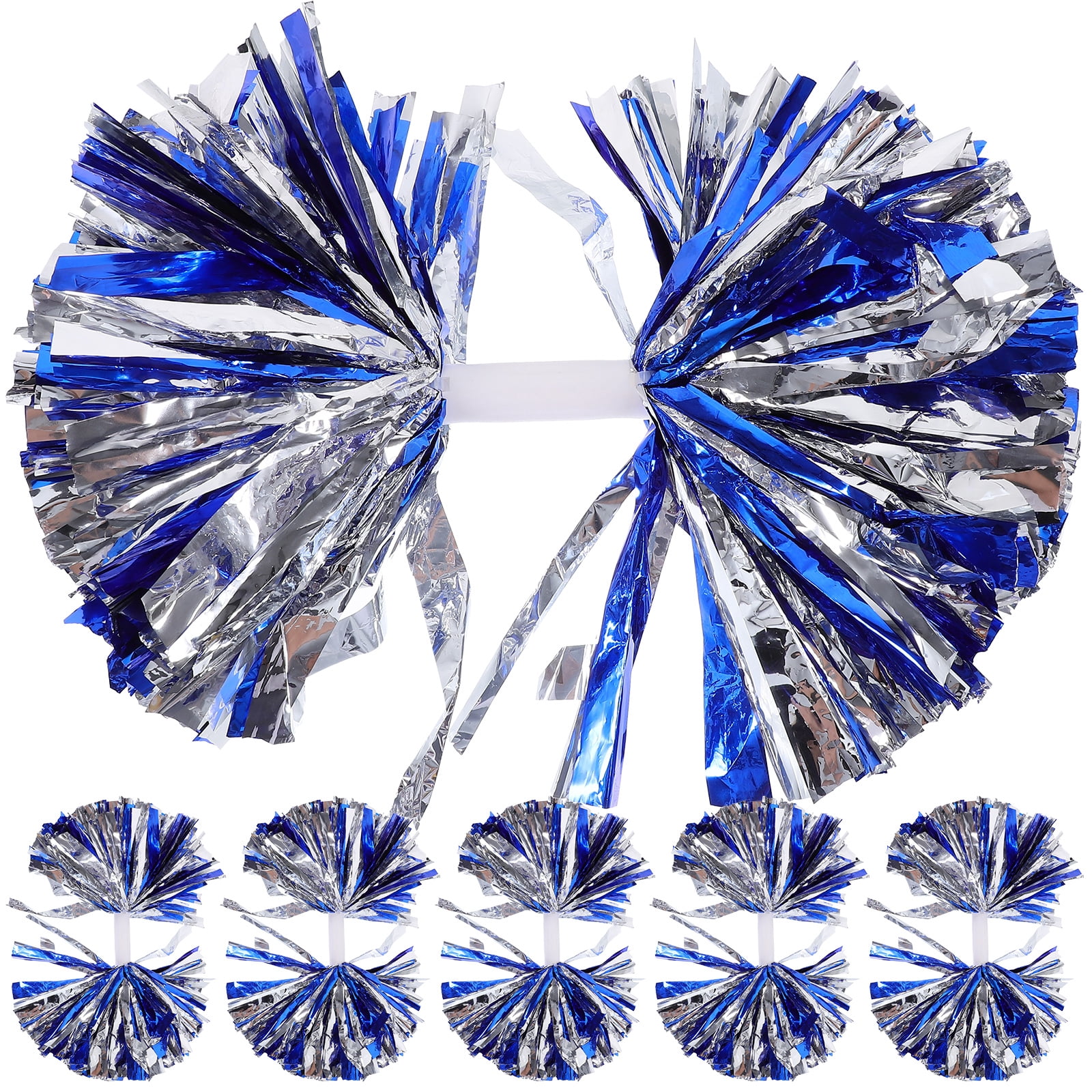 LOLIPPYY 6pcs Cheer Pom Poms Portable Cheerleading Props Performance ...