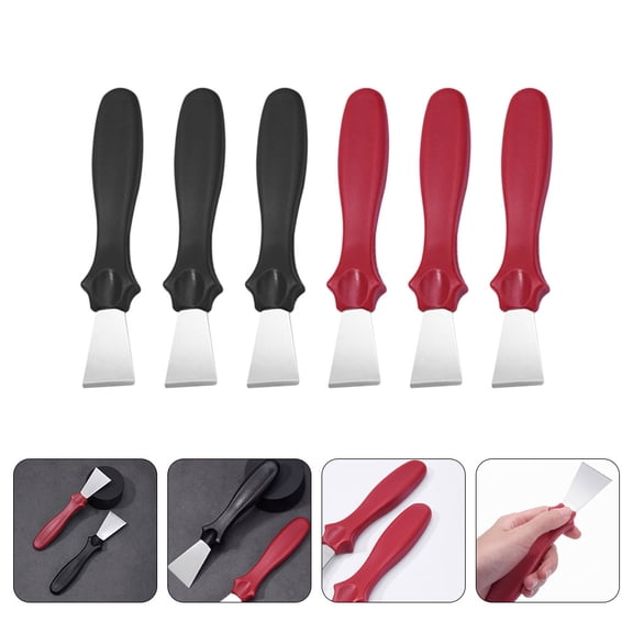 LOLIPPYY 6pcs Freezer Defrosting Tool Stainless Steel Range Hood Stain Shovels for Home Cleaning