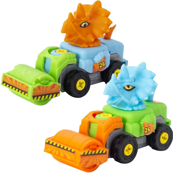LOLIPPYY 6pcs Kids Engineering Car Toys Assorted Color for Cognitive Ability Improvement