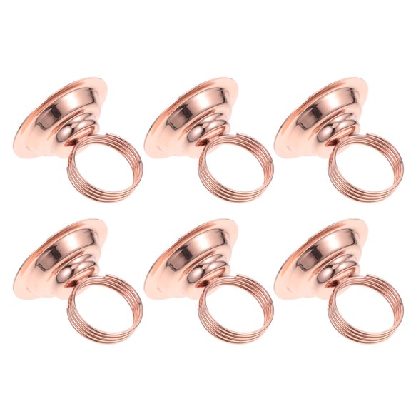 LOLIPPYY 6pcs Place Cards For Table Setting Iron Rose Gold For Event Planning and Decor