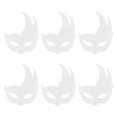 LOLIPPYY 6pcs Plain Masquerade Mask White Paintable Masks for Special ...